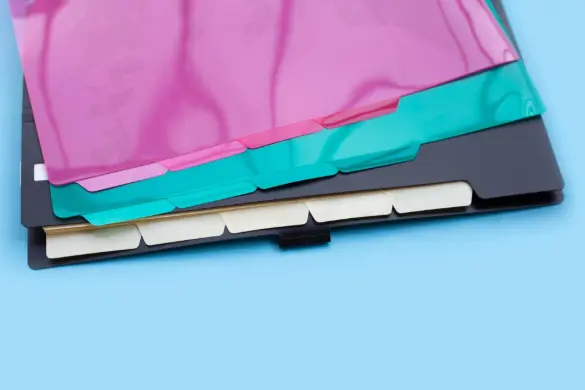 Carpetas y fundas multicolor para documentos