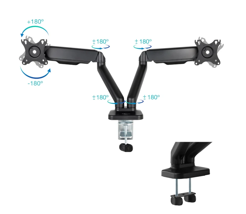 Soporte mesa 2 brazos 17&quot;-32&quot;
