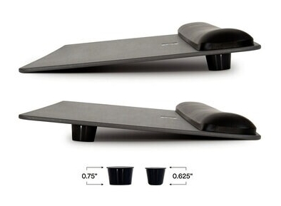 Reposamuñecas para teclado de gel, ergonómico y profesional, color negro - 3M WR420LE 