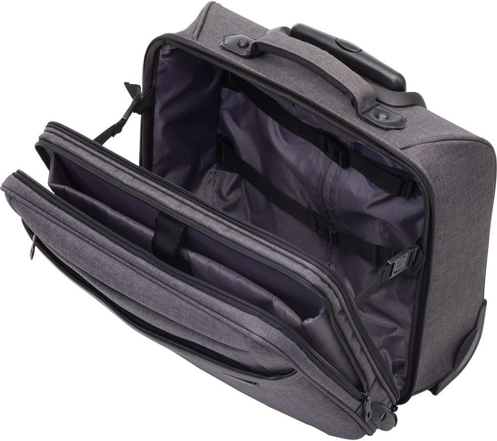 Lightpack Arkon – Maletín trolley para portátil hasta 15,6'', color gris, profesional y resistente