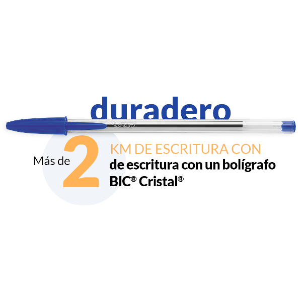 BOLIGRAFO BIC CRISTAL PUNTA NORMAL Ref. 8373629_02