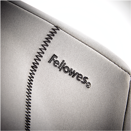 Respaldo Lumbar Smart Suites Fellowes - Acabado de Tela Gris | Ref. 9190901