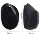 Ewent EW3158 – Ratón Vertical Ergonómico Inalámbrico, 1600 DPI