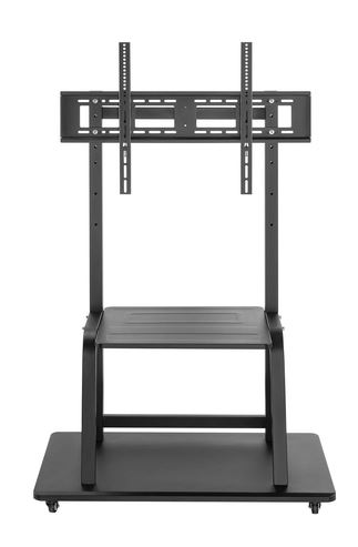 AISENS ECO – Soporte Móvil de Suelo para TV/Monitor 37"-100", 150 kg, con Bandeja, Negro