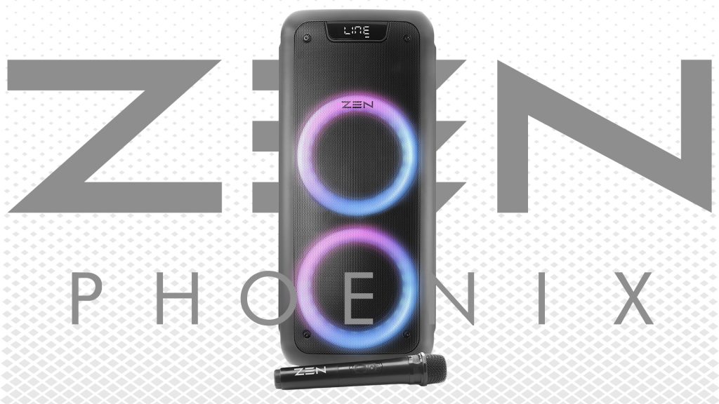 Altavoz Bluetooth ZEN Phoenix – 250W, con Micrófono Inalámbrico