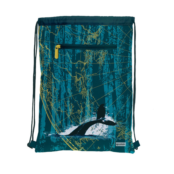 Mochila Saco con Bolsillo North Polar 36x47 cm Grafoplás