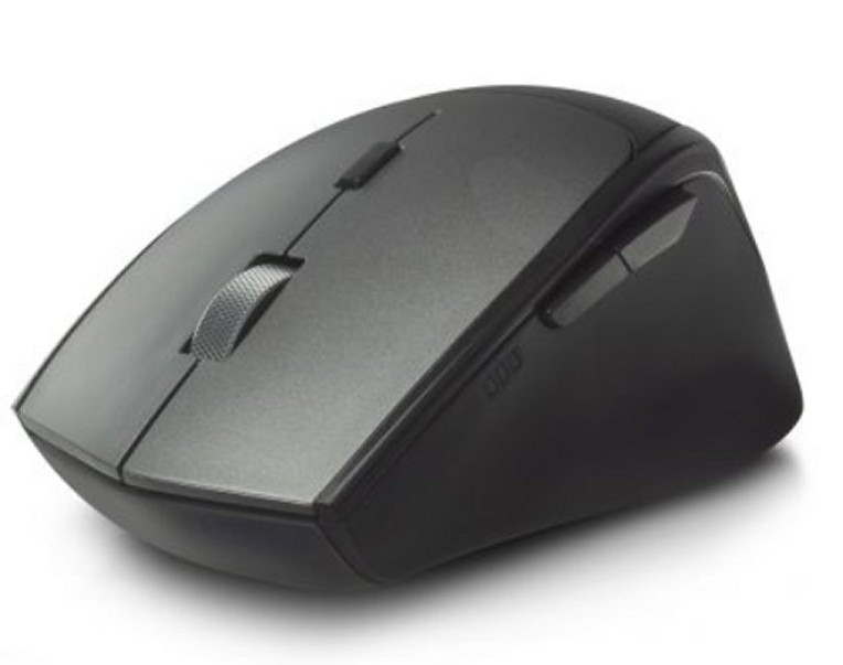 Ewent Ratón Inalámbrico Dual EW3245 - 2400 DPI, Clic Silencioso, Bluetooth 5.1 y 2.4GHz USB-A/C, Plug & Play, Negro/Gris