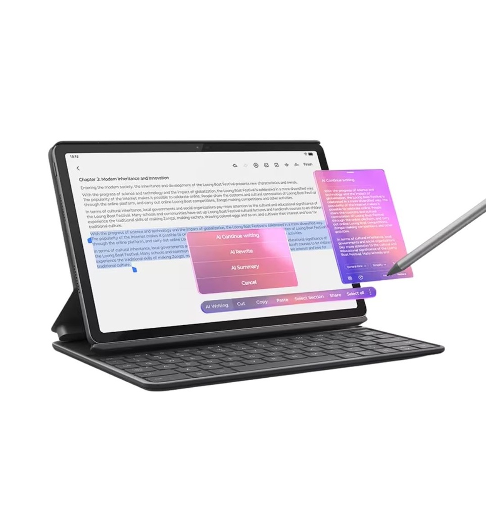 Tablet Android Lenovo IdeaTab, Pantalla 11", 8GB RAM, 128GB Almacenamiento, incluye Pen.