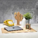 Cubilete Lapicero Wicam Nature con Reloj Multifunción – Corcho Natural