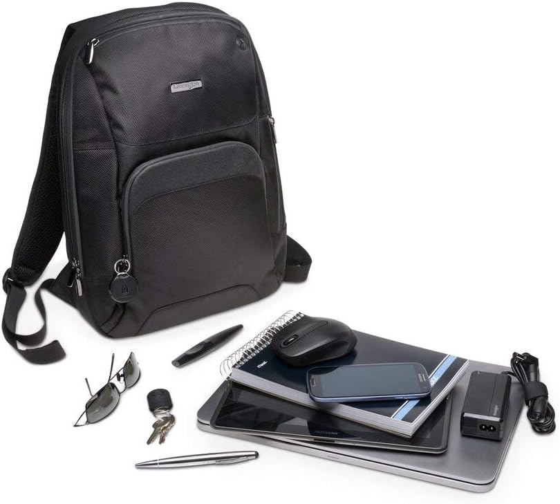 Mochila Kensington Triple Trek para portátil 14" – 31x43x10 cm, diseño resistente 