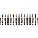 Rotuladores acrílicos punta cónica Campus Acrylic 2.0 - estuche con cremallera 24 colores