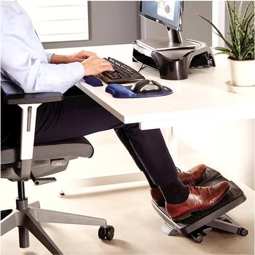 Reposapiés Fellowes Ultimate 38,8x46 cm – Ergonomía y confort en oficina