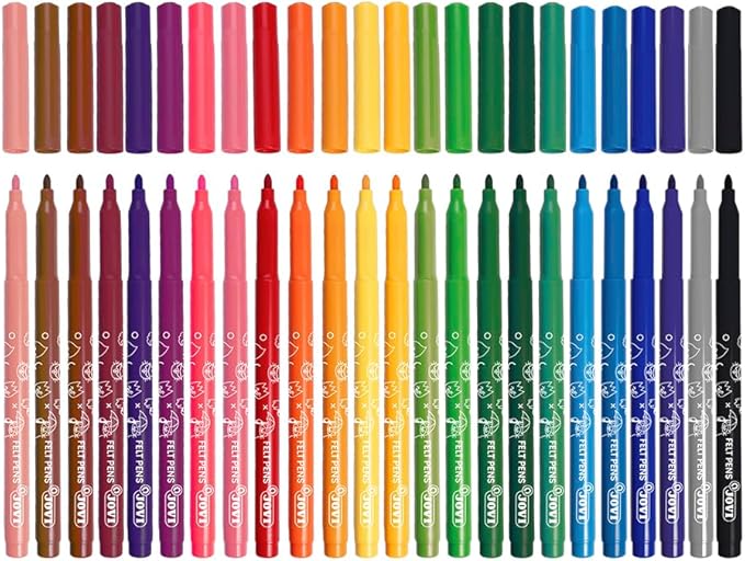 Rotuladores Jovi - estuche escolar de 12 o 24 ud