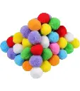 Set Manualidades Campus University Pompones de Colores Bolsa de 100