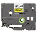 Cinta laminada Brother TZE-641 -18 mm, negro sobre amarillo