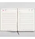 Agenda anual 2027 A5 Campus - semana vista, tapa PVC, negro