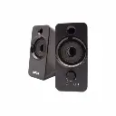 Altavoces de sobremesa Nilox 2.0 - 6 W, USB, jack 3,5 mm, negro