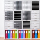 Módulo 6 cajones Archivo 2000 Archisystem 8206C GS – gris