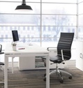 Sillón de dirección Evole Polipiel Negro – Confort y ergonomía para oficinas y empresas