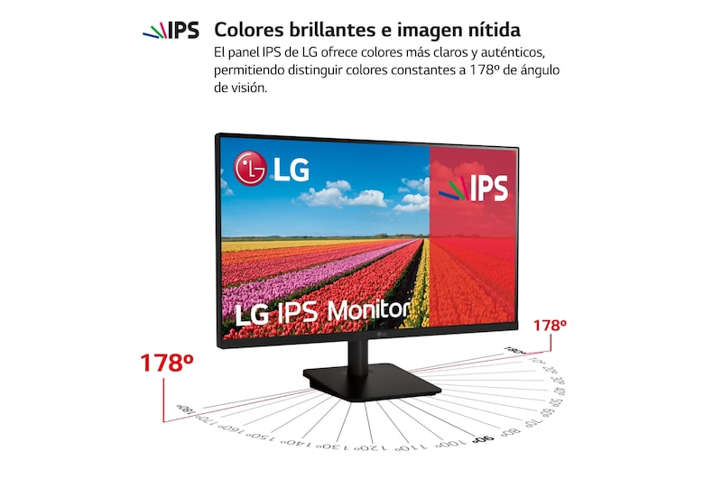 Monitor LG 25MS500-B 24,5" LED Full HD 5 ms 100 Hz – 2x HDMI, color negro