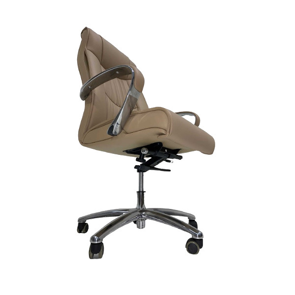SILLÓN DIRECCIÓN ROA BEIGE POLIPIEL