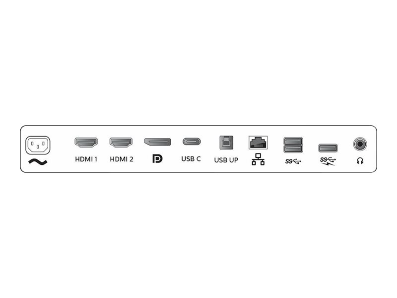 Monitor curvo Philips Brilliance P-line 499P9H 49" Dual Quad HD - 5120x1440, 60 Hz, VA, HDR 400, 5 ms, 2x HDMI, DisplayPort, USB-C, altavoces