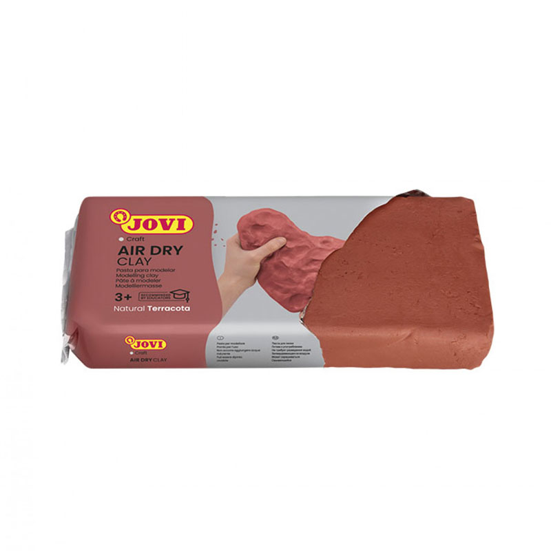 JOVI AIR DRIVE PASTILLA DE PASTA PARA MODELAR 1000GR TERRACOTA R.89
