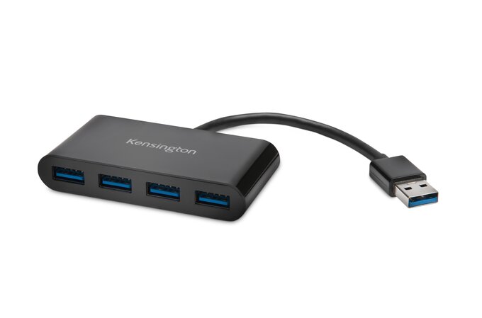 Hub USB 3.0 Kensington 4 puertos