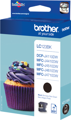 Cartucho Brother LC123BK – negro
