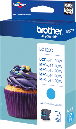 Cartucho Brother LC123C – cian