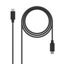 Cable USB 2.0 – USB‑C a USB‑C, negro, 2 m