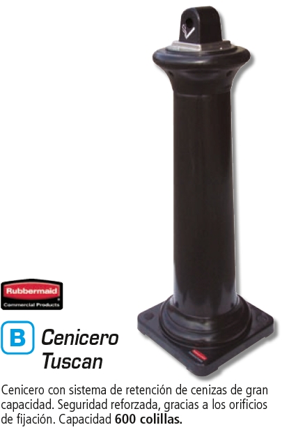 Cenicero de suelo Rubbermaid Tuscan