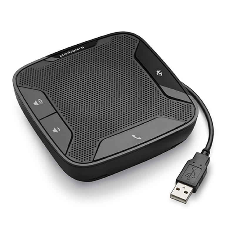 Altavoz Plantronics Calisto 610-M – Sistema de audio para videoconferencia USB, negro