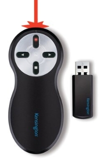 Presentador inalámbrico Kensington – Puntero láser rojo, profesional Ref. 33374EU