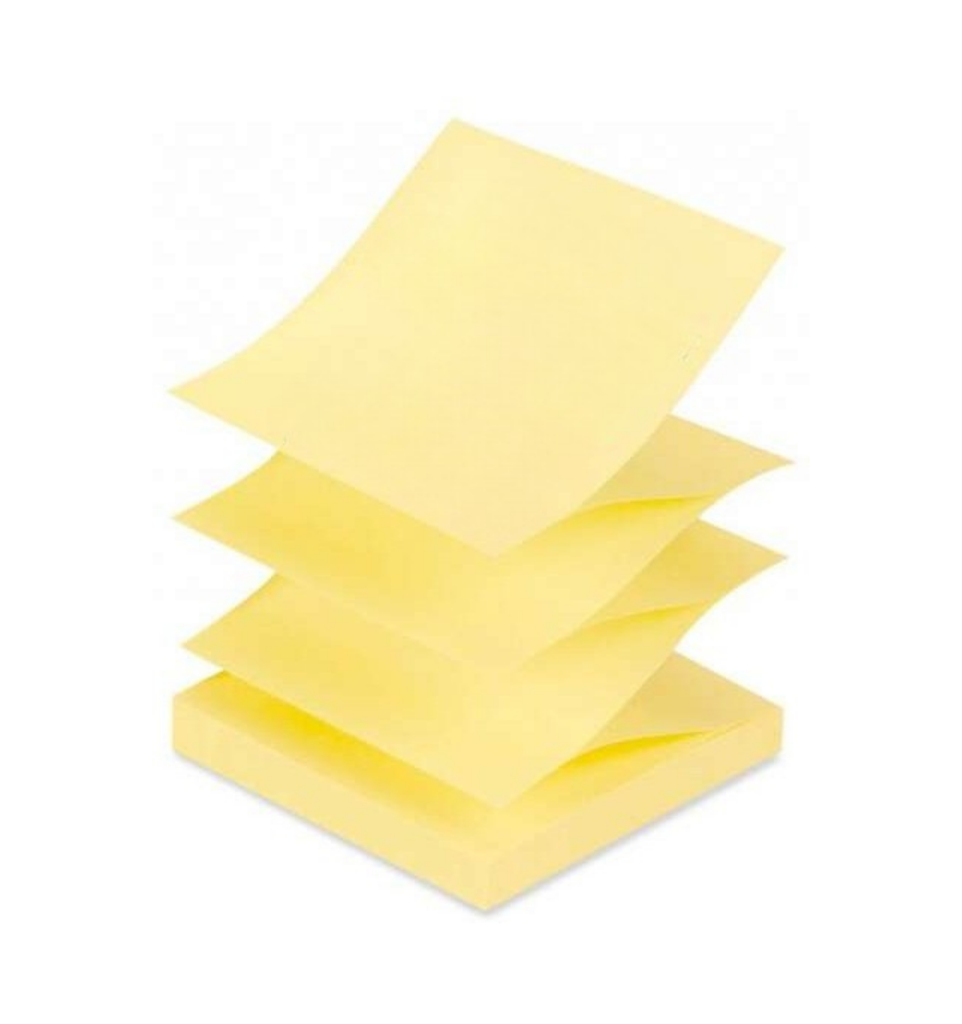 Notas adhesivas Zig‑Zag – 76×76 mm