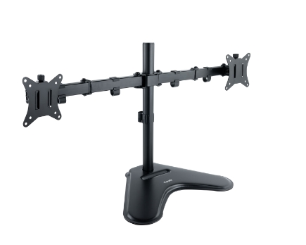 Soporte de mesa con brazos articulados para 2 monitores Tooq DB1702TN‑B – 17″–32″