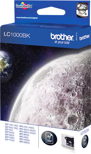 Cartucho Brother LC‑1000BK – negro