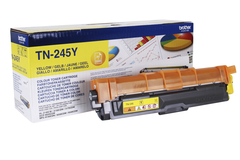 Tóner Brother TN‑245Y – amarillo