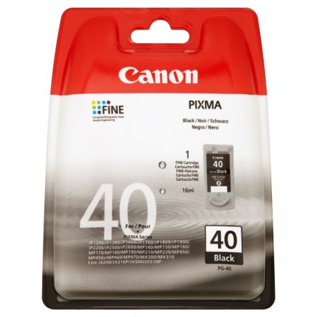 Cartucho Canon PG‑40 – negro