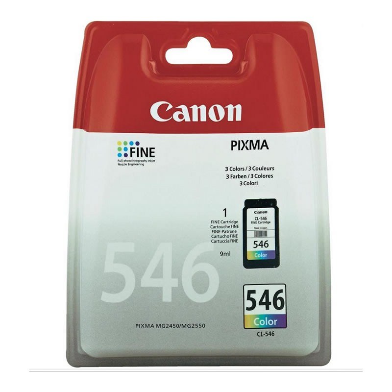 Cartucho Canon CL‑546 – tricolor