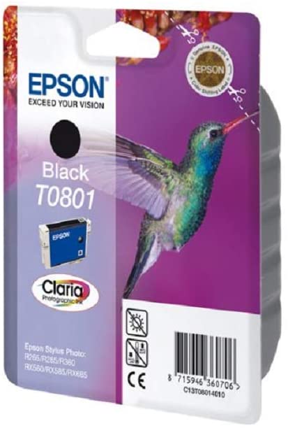Cartucho Epson T0801 Stylus Photo R265 – negro