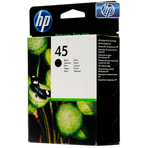 Cartucho HP 45 – negro