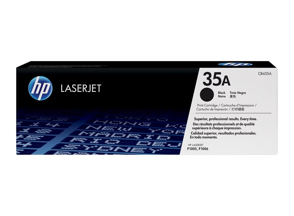 Tóner HP 35A CB435A – negro