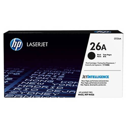 Tóner HP 26A CF226A – negro