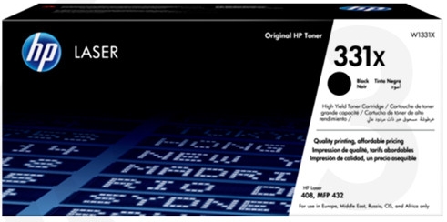 Tóner Negro Alta Capacidad HP W1331X – Nº 331X para HP Laser 408dn y MFP 432fdn