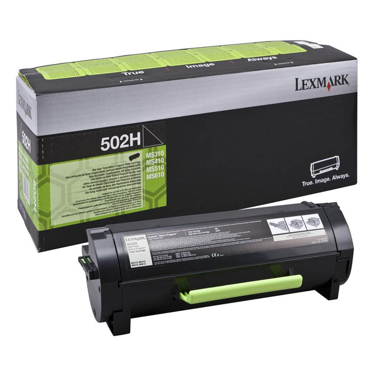 Tóner Lexmark 502H 50F2H00 – negro