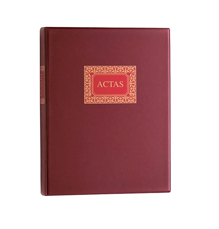 Carpeta de actas A4 Dohe – burdeos, 100H