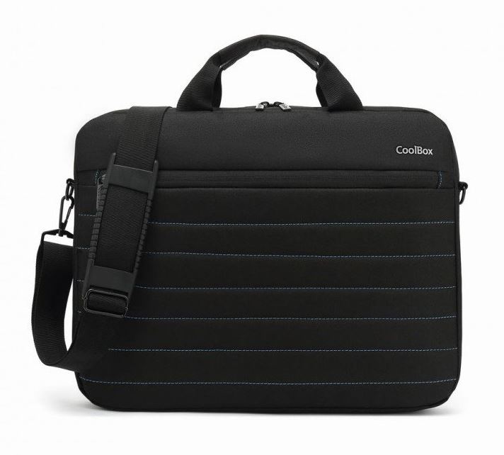 Maletín para portátil 15,6″ Coolbox – negro, impermeable