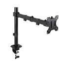Soporte de mesa para monitor – 1 brazo, giratorio e inclinable, 17″–32″, negro