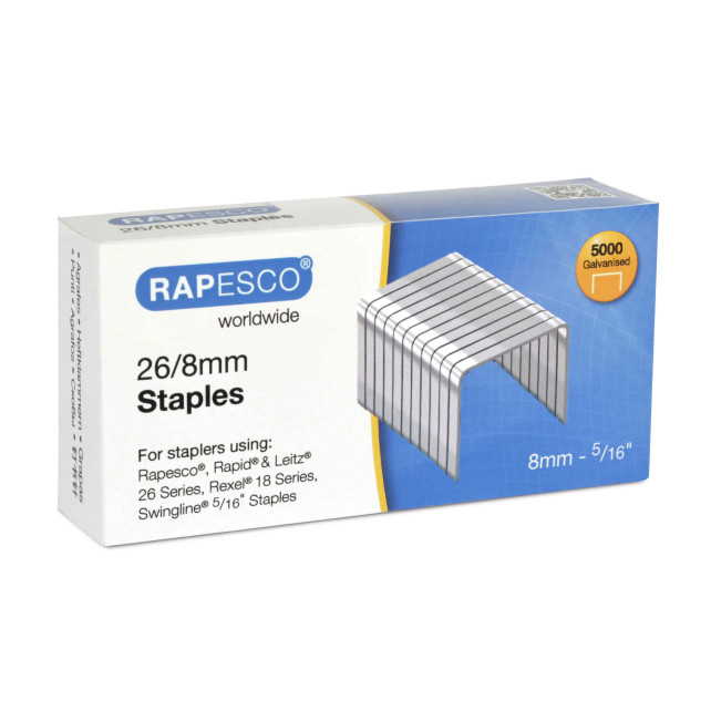 Grapas galvanizadas 24/6 Rapid – 5000 uds